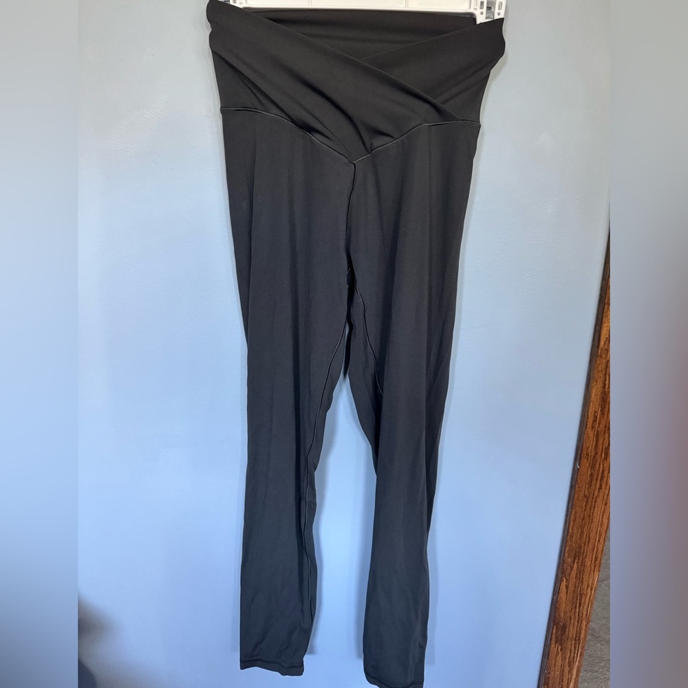 Aerie Charcoal Twist-Front Leggings